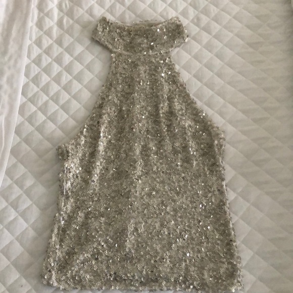 Free people sequin halter top - Picture 2 of 4
